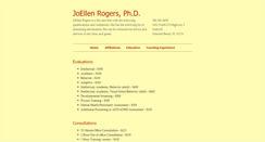 Desktop Screenshot of joellenrogersphd.com